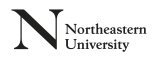 Northeastern university logo